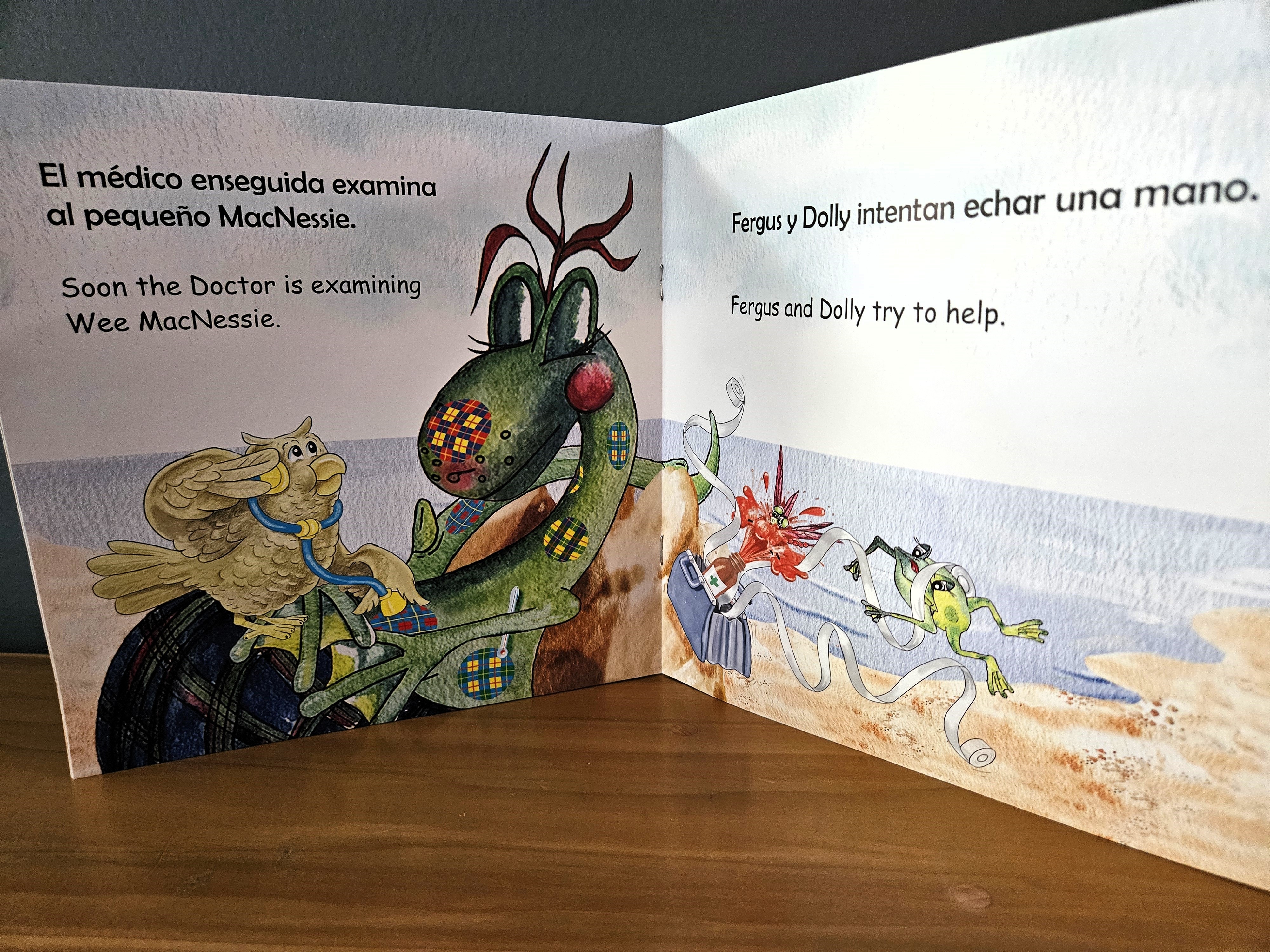 Inside an Ablekids book about Wee MacNessie