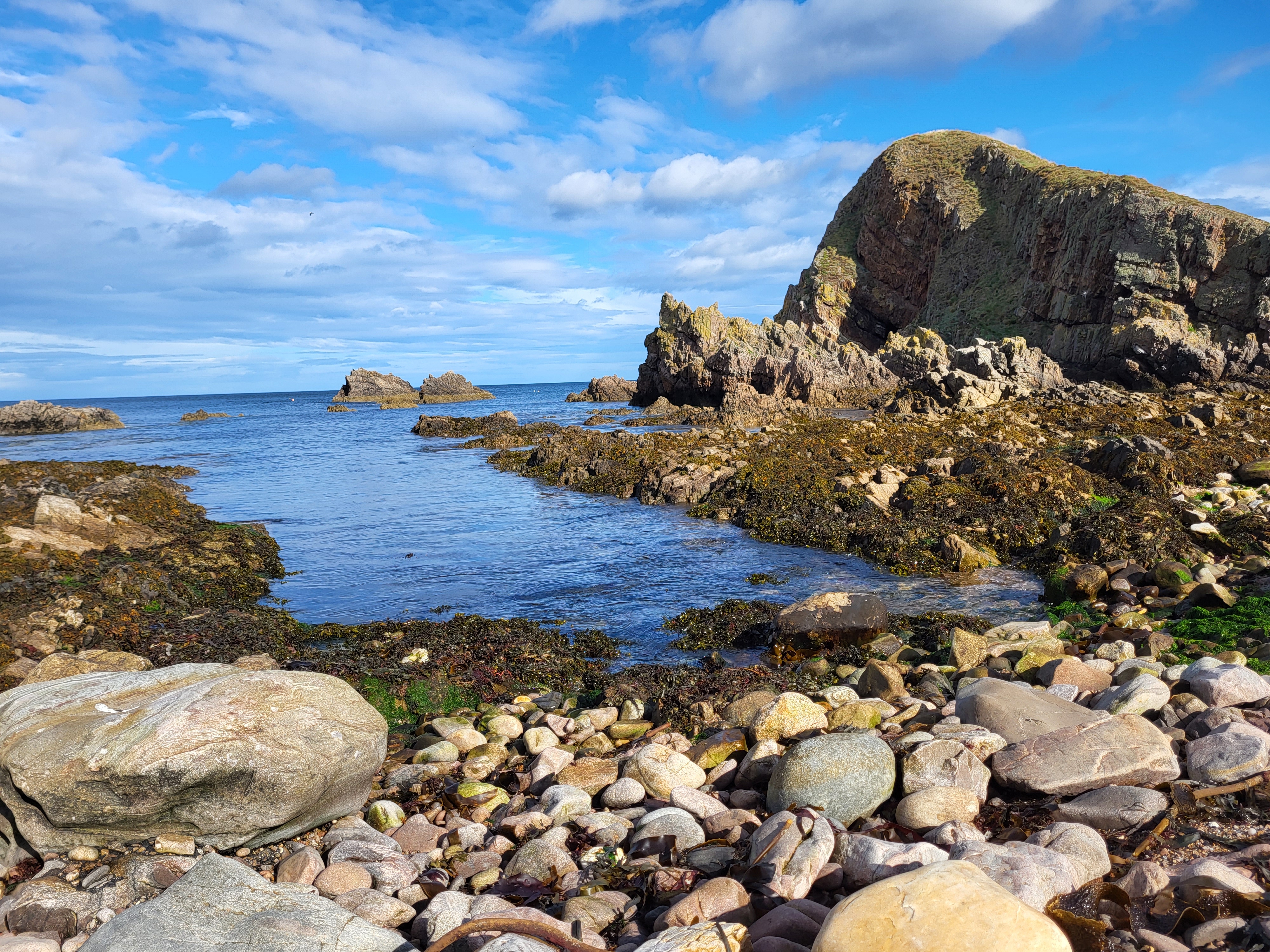 Bow Fiddle Rock in Portknockie, Scotland